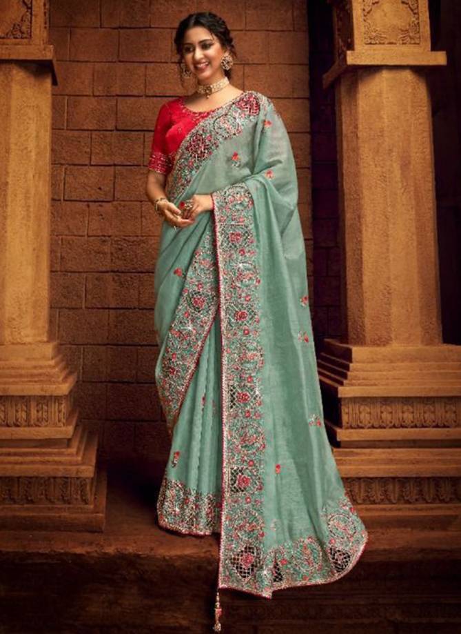 PRERANA Heavy Wedding Wear Silk Latest Fancy Designer Saree Collection